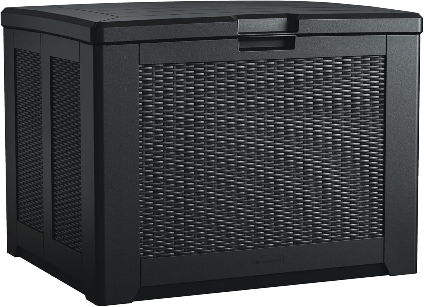 Rubbermaid Extra Large Resin Outdoor Storage Deck Box (134 Gal), Weather Resistant, Gray, Deck Organization for Home/Backyard/Pool Chemicals/Toys/Garden Tools/Porch/Patio Cushions