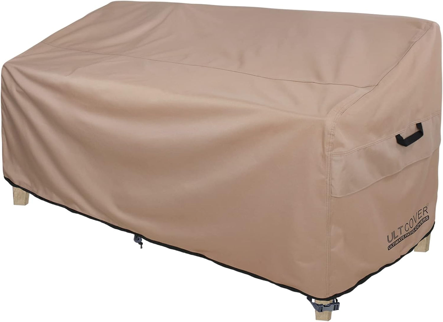 ULTCOVER Waterproof Outdoor Deep Seat Sofa Bench Cover 90W x 40D x 35H inch Patio Furniture Couch Cover