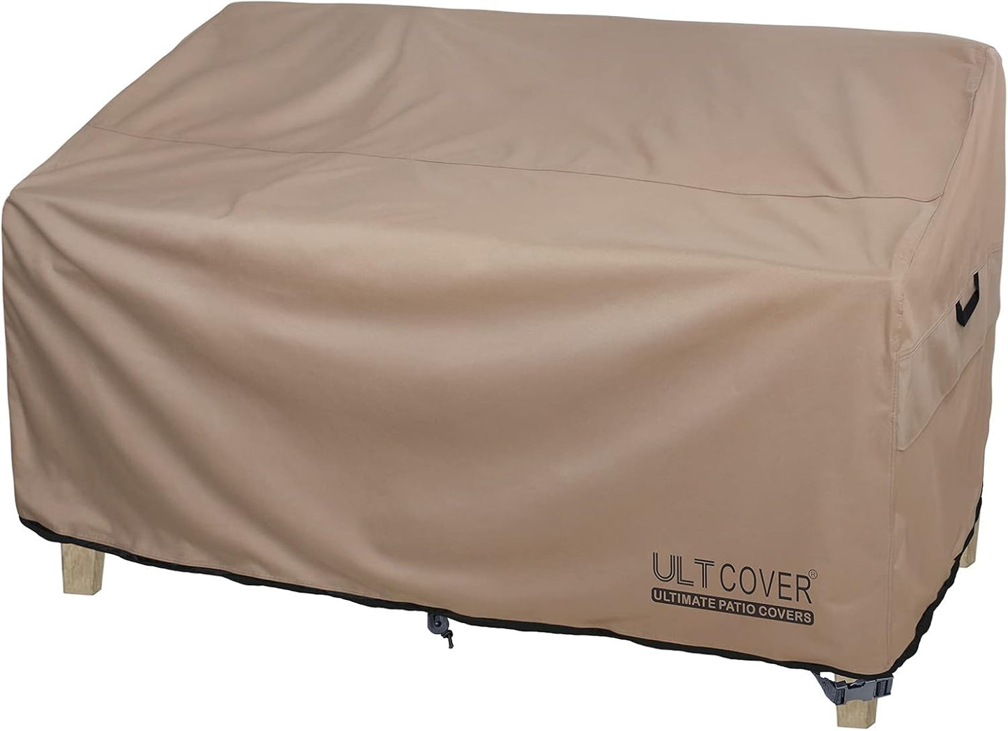 ULTCOVER Waterproof Outdoor Deep Seat Sofa Bench Cover 90W x 40D x 35H inch Patio Furniture Couch Cover