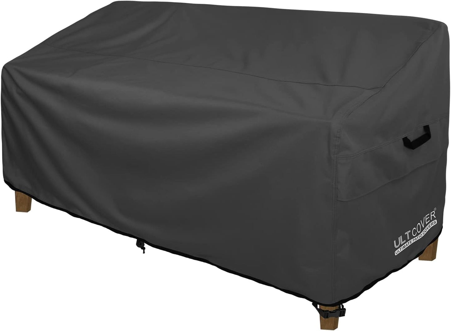 ULTCOVER Waterproof Outdoor Deep Seat Sofa Bench Cover 90W x 40D x 35H inch Patio Furniture Couch Cover