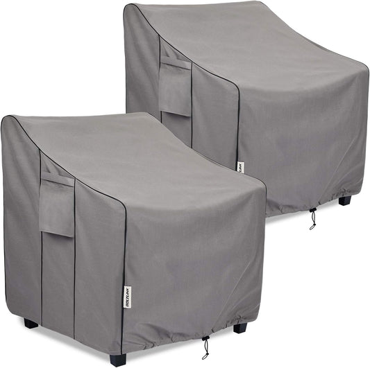 Patio Chair Covers Waterproof, Heavy Duty Outdoor Furniture Covers Fits up to 36W x 37D x 36H inches -2 Pack